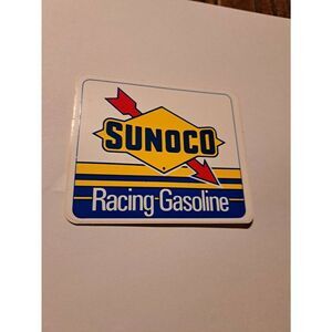 Vintage Original Sunoco Racing Gasoline Hot Rod Rat Rod Race Car Decal Sticker